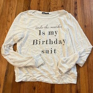 Wildfox Jumper - Birthday Suit